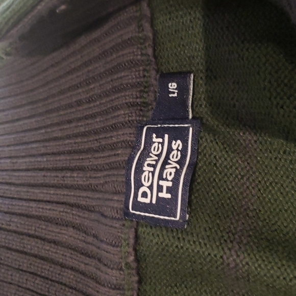 Devner Hayes Men's Pullover 3/4 Zip Long Sleeve Snap Buttons Large - Picture 6 of 10